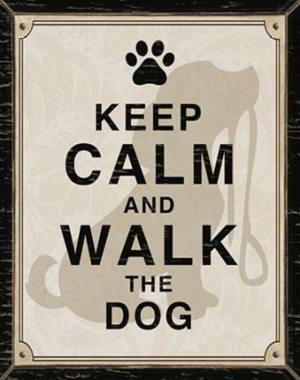 KEEP CALM AND WALK THE DOG Poster Print by Piper Ballantyne - Item # VARPDXPB26036